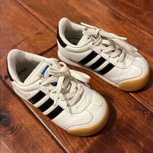 Adidas Samoa White Sneakers Toddler 6